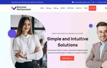 Advance Marketing Agency Pro (screenshot desktop)