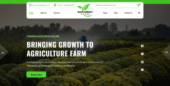 Agriculture Farm Pro (ThemeShopy)