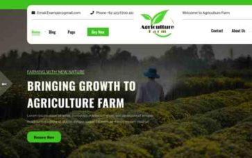 Agriculture Farm Pro (ThemeShopy) - (screenshot desktop)