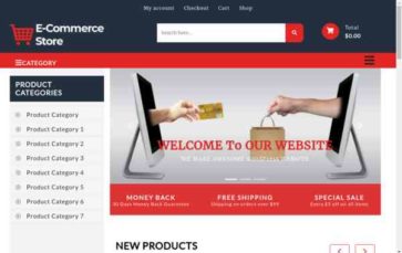 BB Ecommerce Store Pro (screenshot desktop)