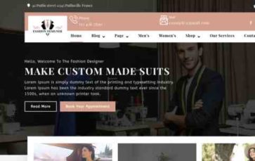 Screenshot Desktop Fashion Woocommerce Pro (screenshot desktop)