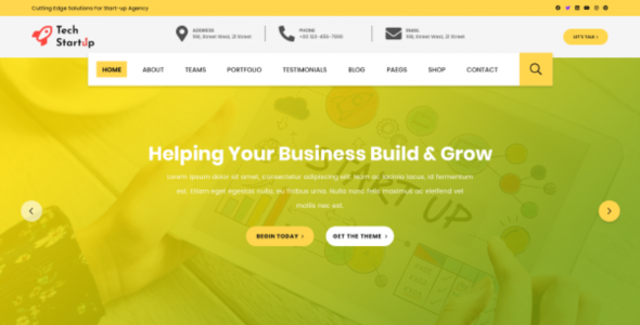 Tech Startup Pro (ThemeShopy)
