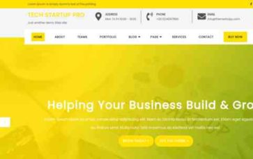 Tech Startup Pro (screenshot desktop)