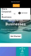 Siara Corporate Business Pro (screenshot mobile)