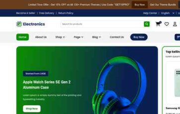 Appliance Ecommerce Store Pro (screenshot desktop)