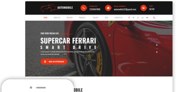 Automobile Hub Pro (ThemesPride)