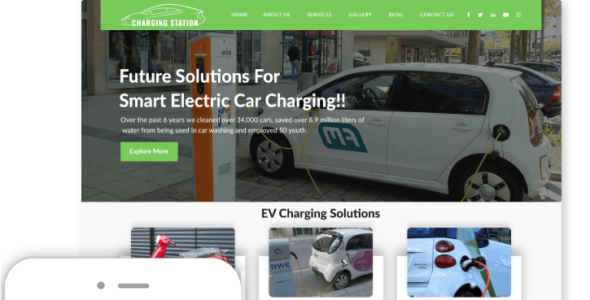 Automotive Charging Station Pro (ThemesPride)