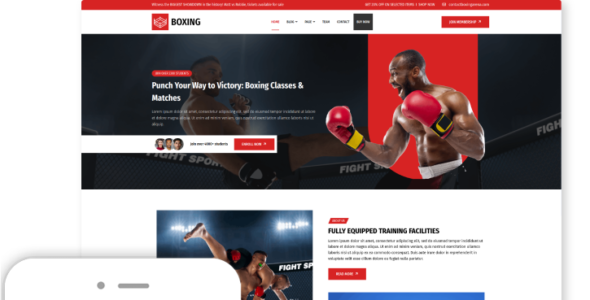 Boxing Martial Arts Pro (ThemesPride)
