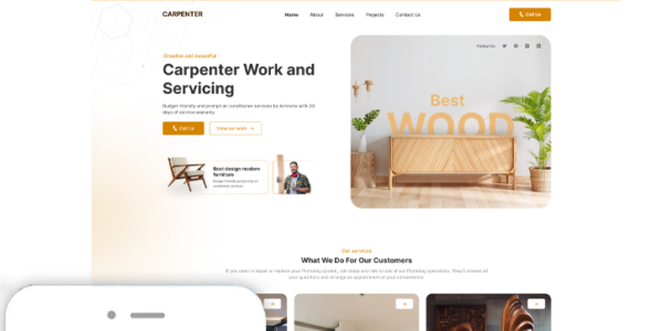 Carpentry Contractor Pro (ThemesPride)