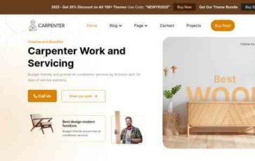 Carpentry Contractor Pro (screenshot desktop)