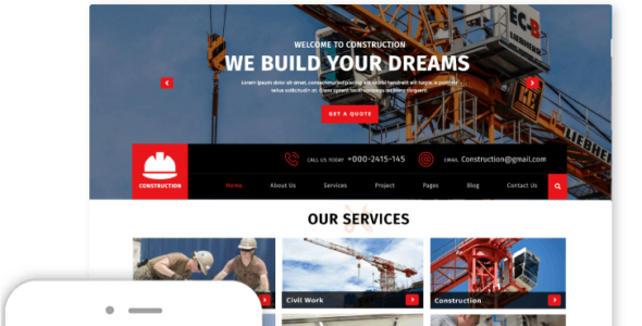 Construction Engineering Pro (ThemesPride)