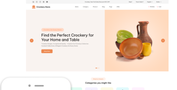 Crockery Store Pro (ThemesPride)