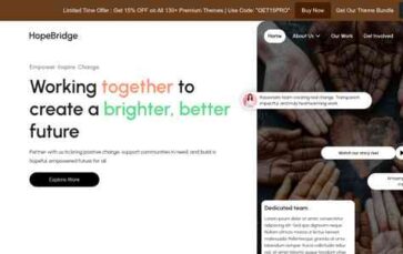 Crowd funding Nonprofit Pro (screenshot desktop)