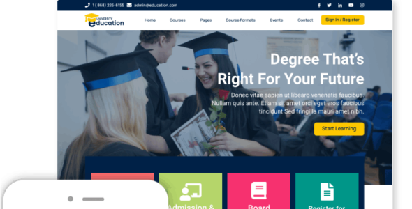 Elearning Academy Education Pro (ThemesPride)