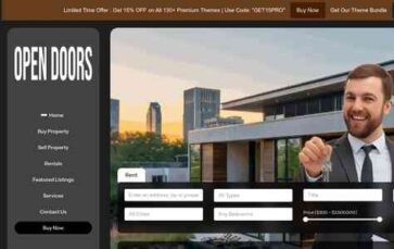 Estate Brokerage Services Pro (screenshot desktop)
