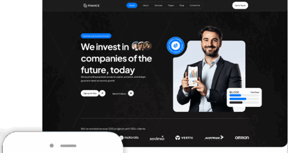 Finix Investment Firm Pro (ThemesPride)