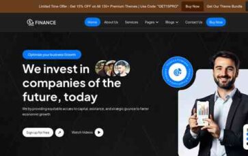 Finix Investment Firm Pro (screenshot desktop)