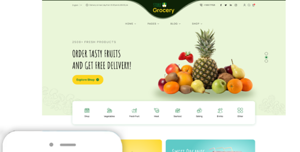 Food Grocery Hub Pro (ThemesPride)