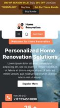 Home Renovation Services Pro (screenshot mobile)