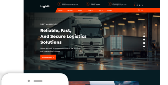 Logistics Provider Pro (ThemesPride)