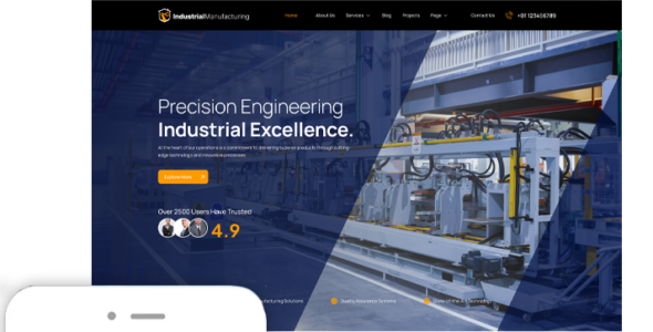Manufacturing Hub Pro (ThemesPride)