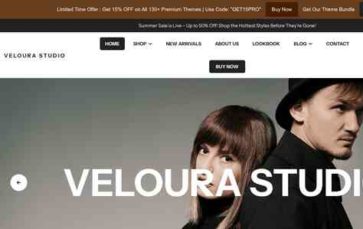 Modern Fashion Store Pro (screenshot desktop)