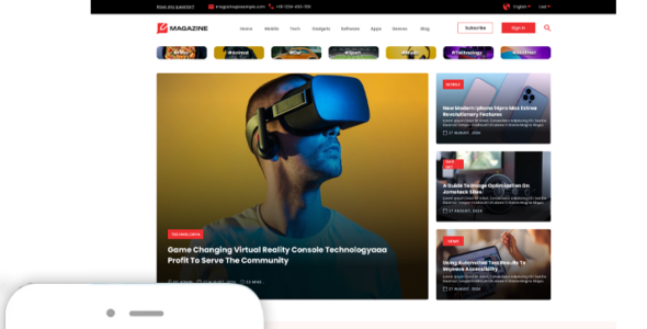 Newspaper Magazine Blog Pro (ThemesPride)