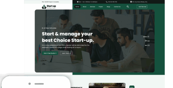 Online Startup Agency Pro (ThemesPride)