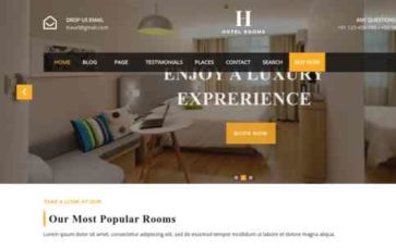 Resort Hotel Booking Pro (screenshot desktop)