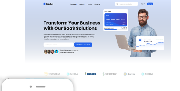 SAAS Agency Pro (ThemesPride)