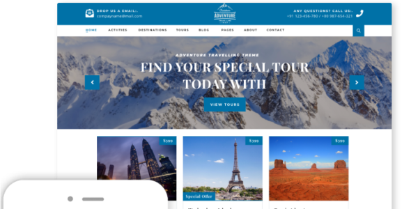 Travel Agent Pro (ThemesPride)