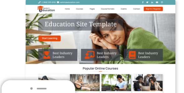 University Education Hub Pro (ThemesPride)