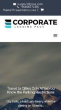 Corporate Landing Page (ThemeThread) (screenshot mobile)