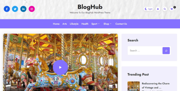 BlogHub Pro (ThemeUniver)