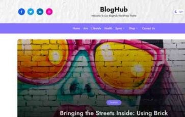 BlogHub Pro (screenshot desktop)