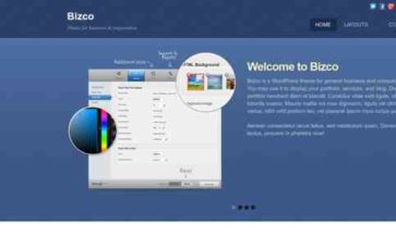 Bizco (Themify) (screenshot desktop)