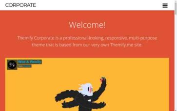 Corporate (Themify) (screenshot desktop)