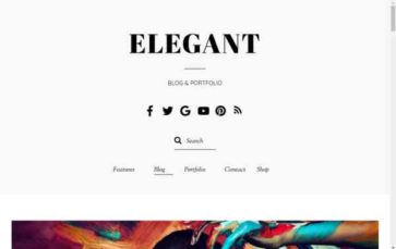 Screenshot Desktop Elegant (Themify) (screenshot desktop)