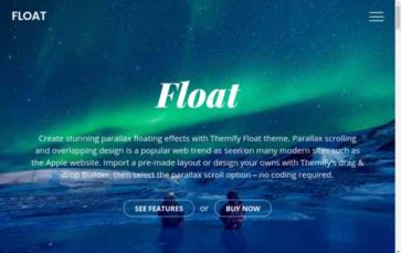 Screenshot Desktop Float (Themify) - (screenshot desktop)