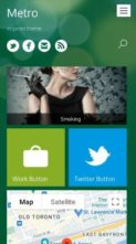 Screenshot Mobile Metro (Themify) (screenshot mobile)