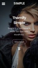 Screenshot Mobile Simple (Themify) - (screenshot mobile)