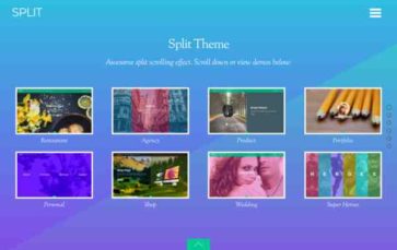 Screenshot Desktop Split (Themify) (screenshot desktop)