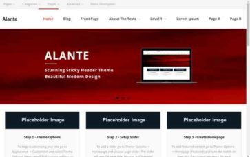 Alante (screenshot desktop)