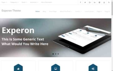 Experon (screenshot desktop)