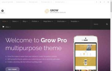 Grow Pro (screenshot desktop)