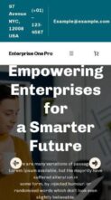 Enterprise One Pro (screenshot mobile)