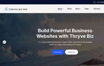 Thryve Biz Pro (screenshot desktop)