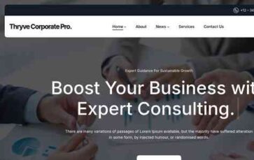 Thryve Corporate Pro (screenshot desktop)