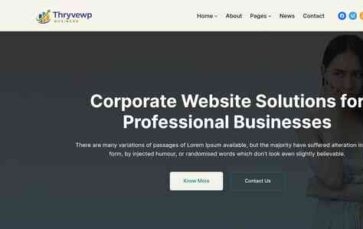 Thryvewp Business (screenshot desktop)