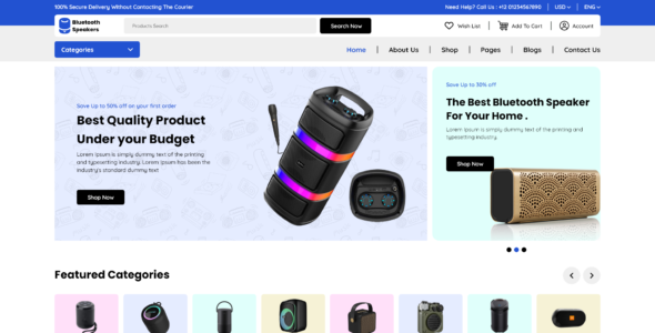 Bluetooth Speaker Pro (Titan Themes)